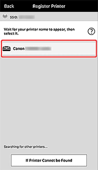 Canon Install App Network