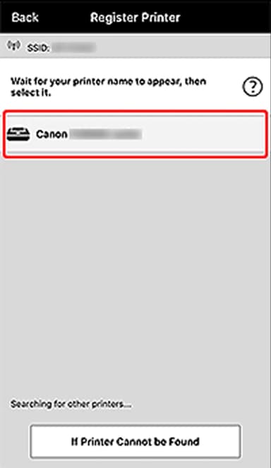 Canon Install App Network