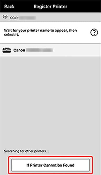 Canon Install App Network