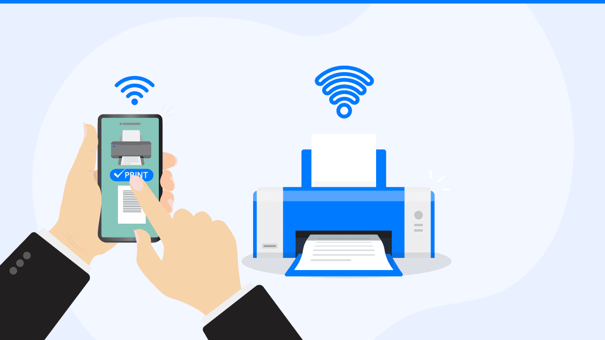 ansluta skrivare till nätverk