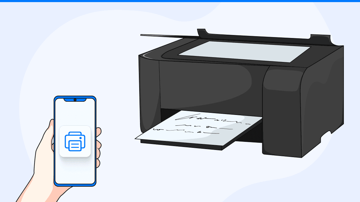 how to print email from iphone