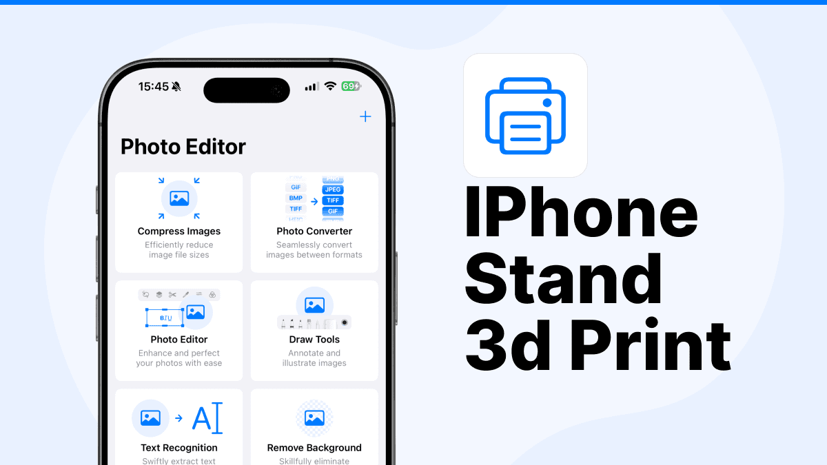 iphone stand 3d print